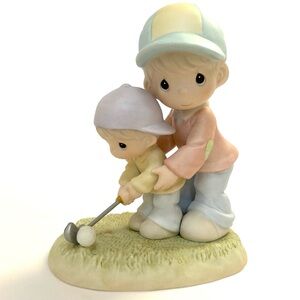 Precious Moments “You Always Stand Behind Me” Vintage Figurine 492140 Golf